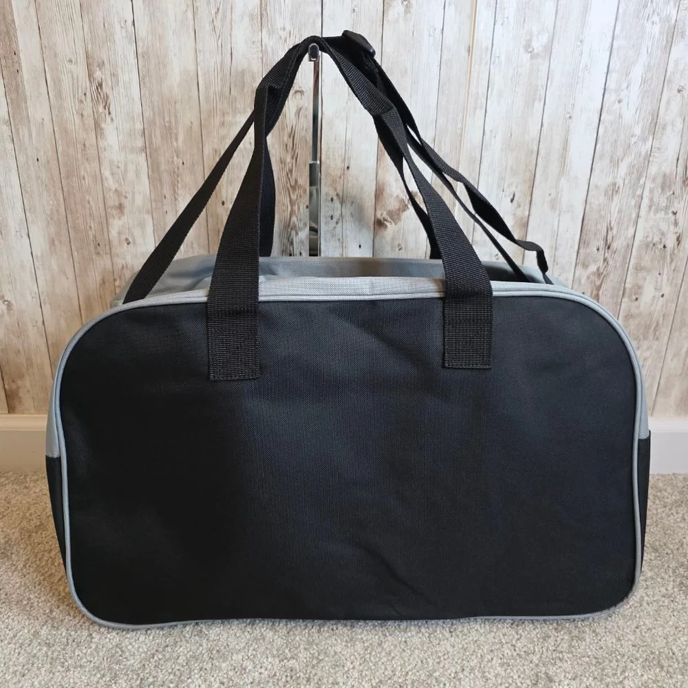 Perry Ellis Duffle Bag Medium Black Gray